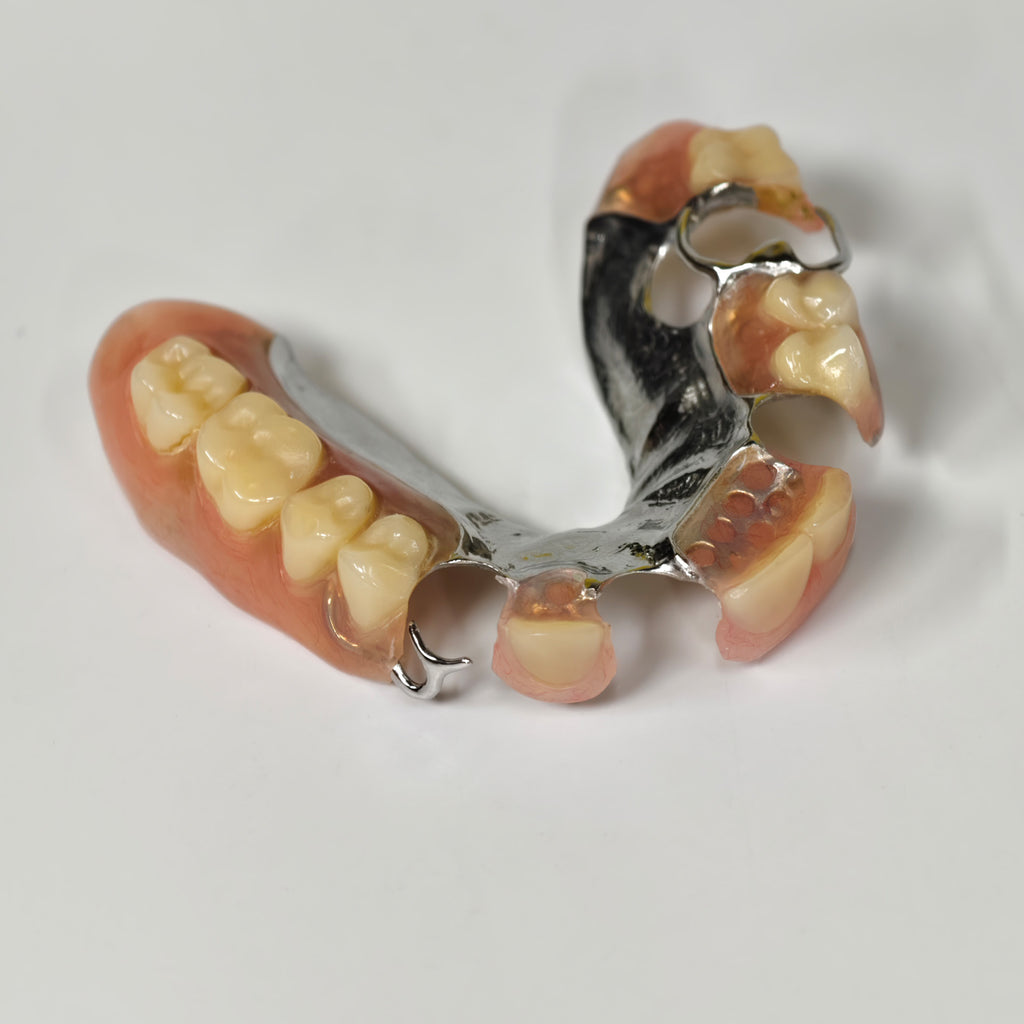 Cobalt Chrome Framework Denture Metal Framework With Acrylic Denture
