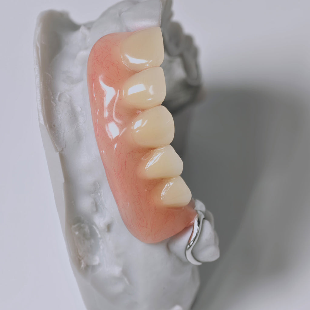 Cobalt Chrome Framework Denture Metal Framework With Acrylic Denture