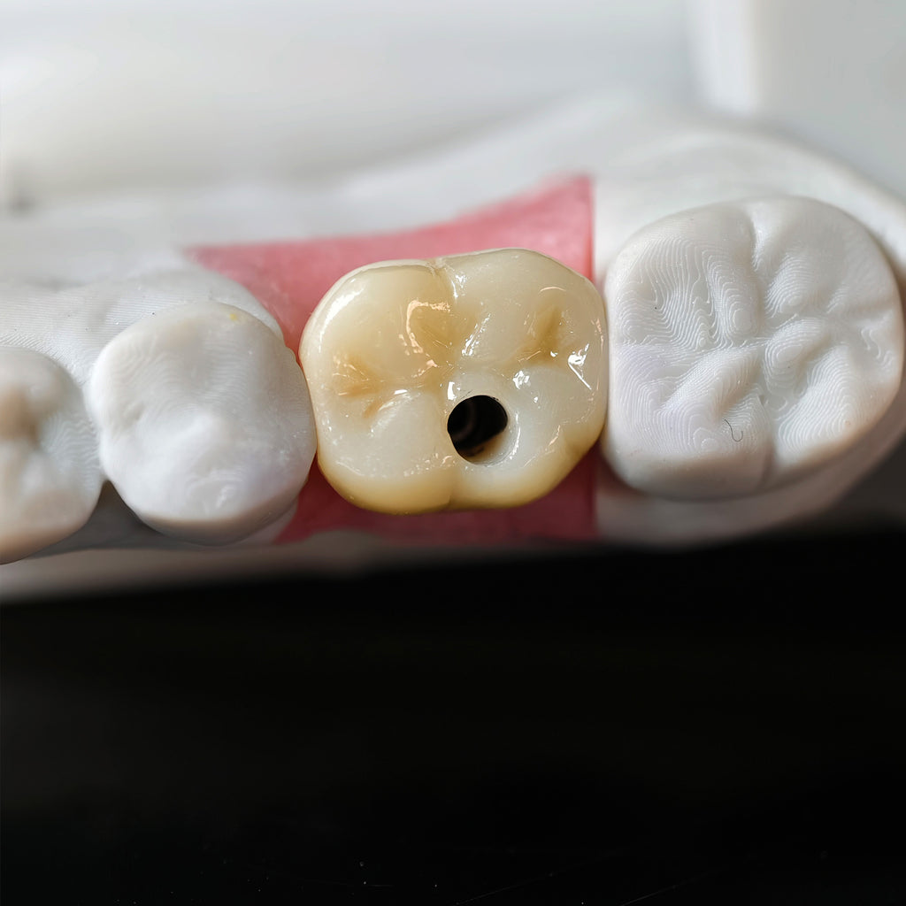 Zirconia Crown With Screw Retained