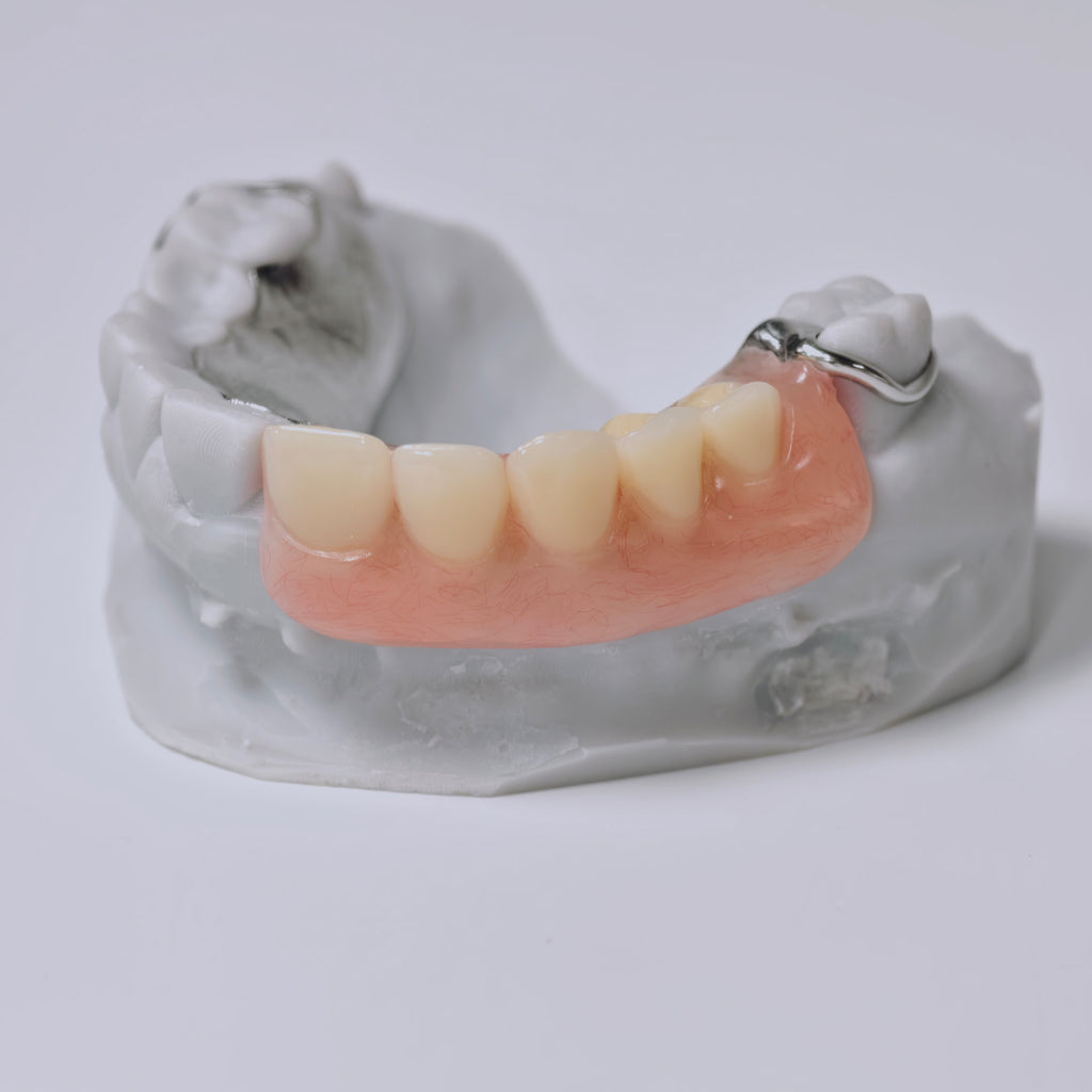 Cobalt Chrome Framework Denture Metal Framework With Acrylic Denture