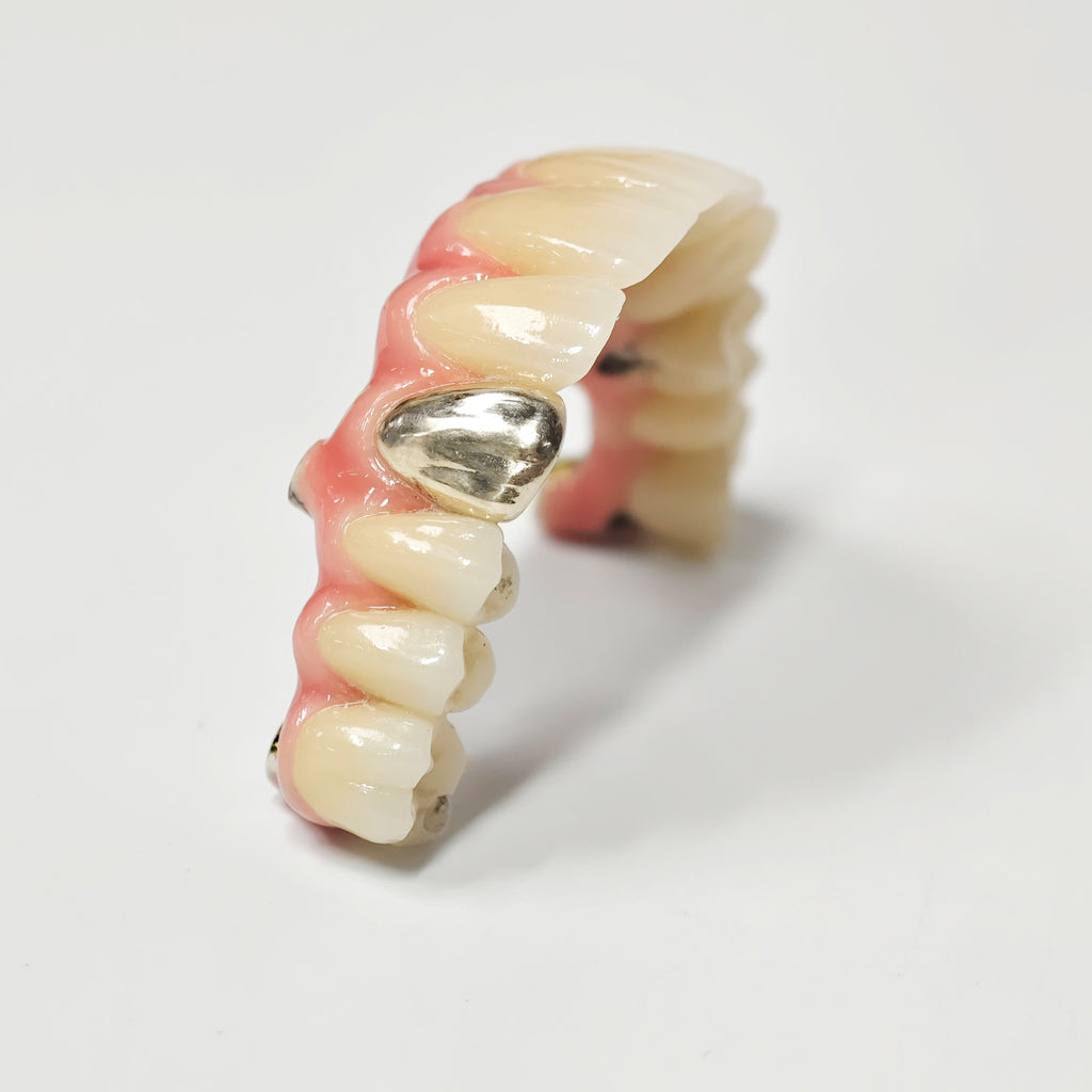 Malo Bridge With Gold-Plated Titanium Framework And A Gold Crown