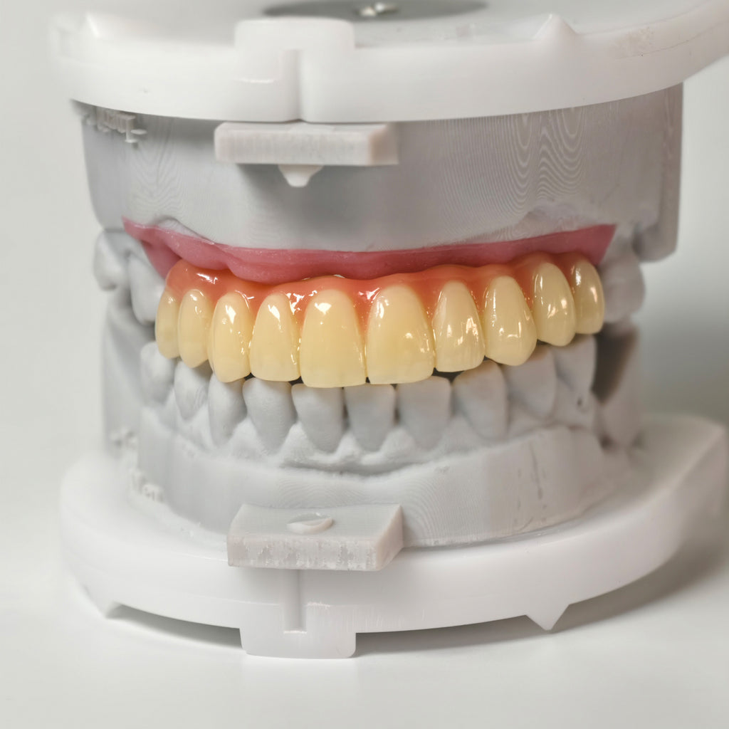 PMMA Bridge With Screw Retained