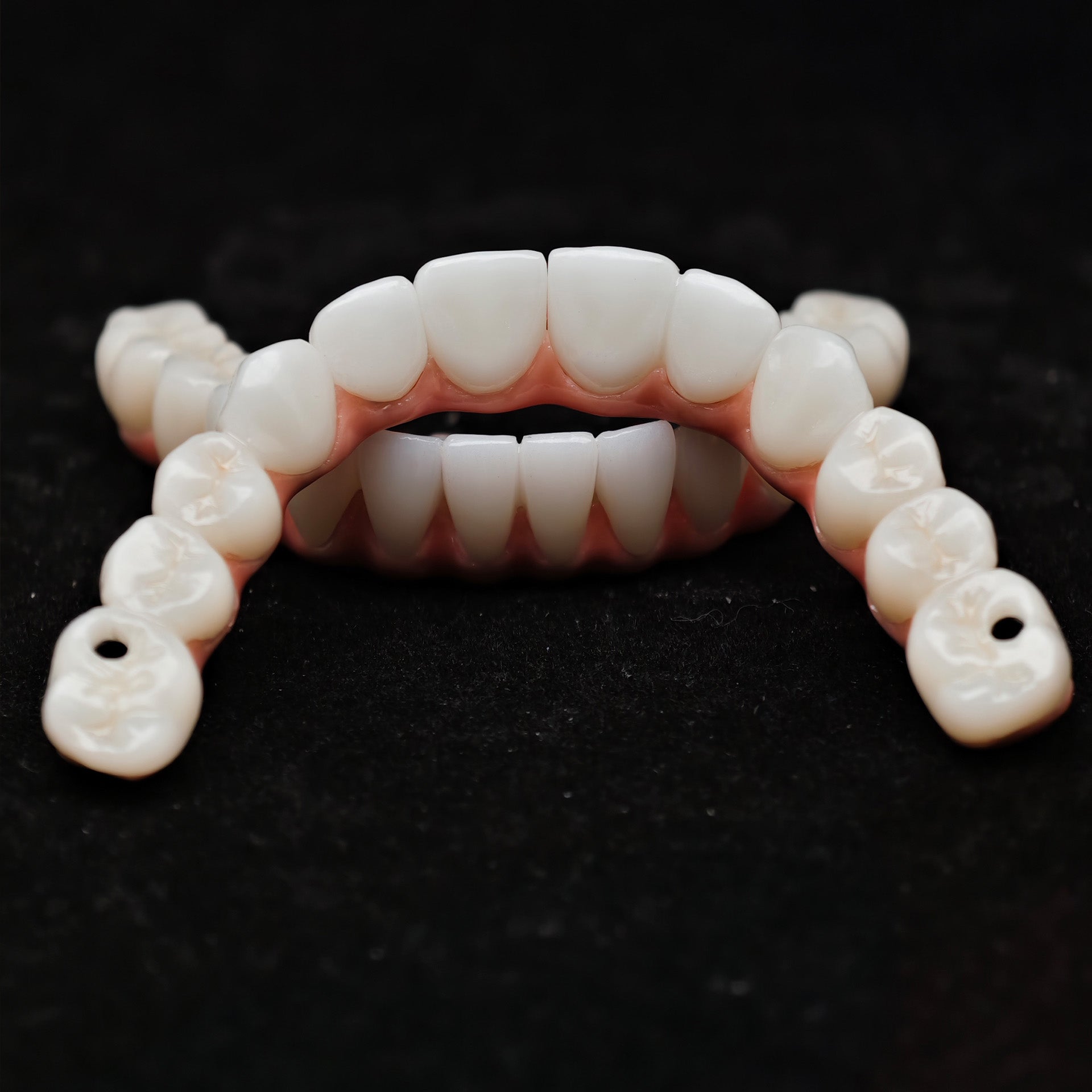 Zirconia-Enamel Hybrid Malo Bridge