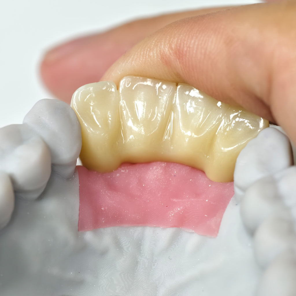 Zirconia Implant Bridge Screwmentable Dental Crown