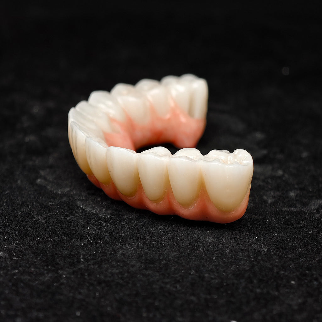 All On 4 Zirconia Bridge With Ti-Base Screw Retained Trying For Full Arch Restoration