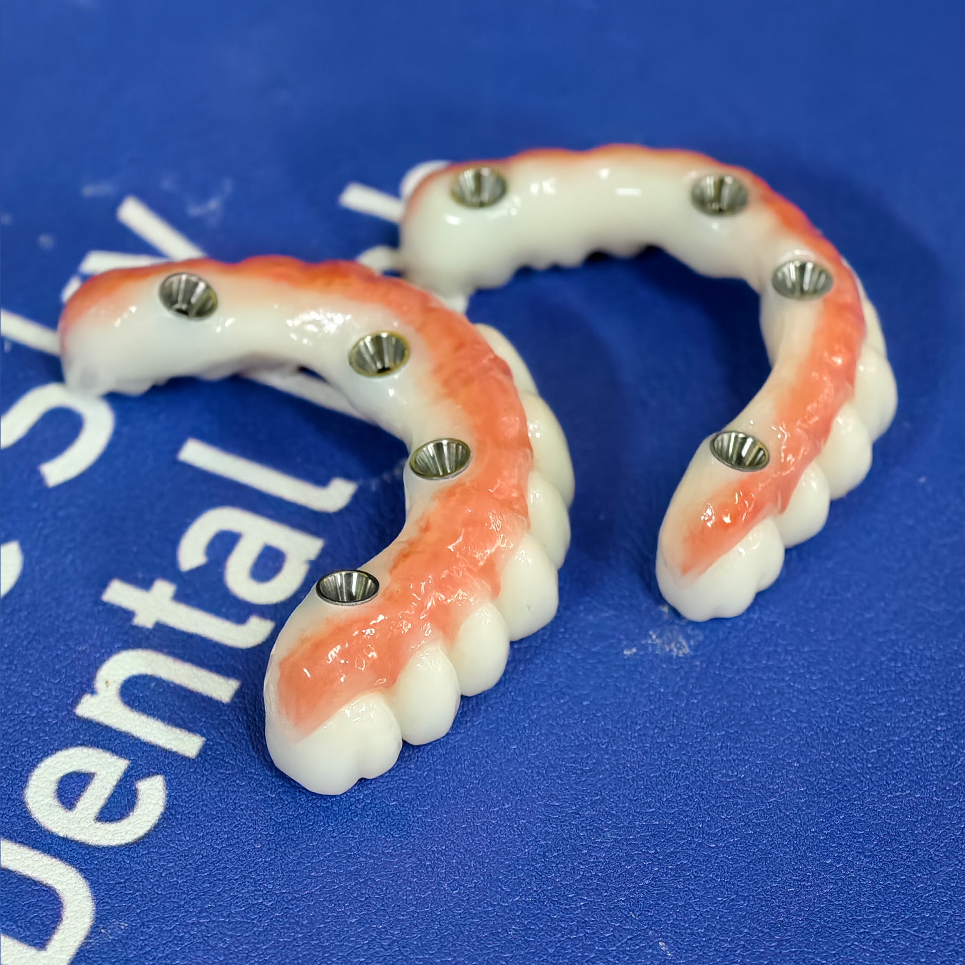All On 4 Zirconia Bridge With Ti-Base Screw Retained Trying For Full Arch Restoration