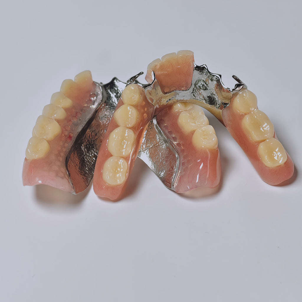 Cobalt Chrome Framework Denture Metal Framework With Acrylic Denture