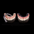 Ti-Bar Pure Titanium Metal Frame With Zirconia Bridge For Full Arch Restoration Compatible With All Implant System