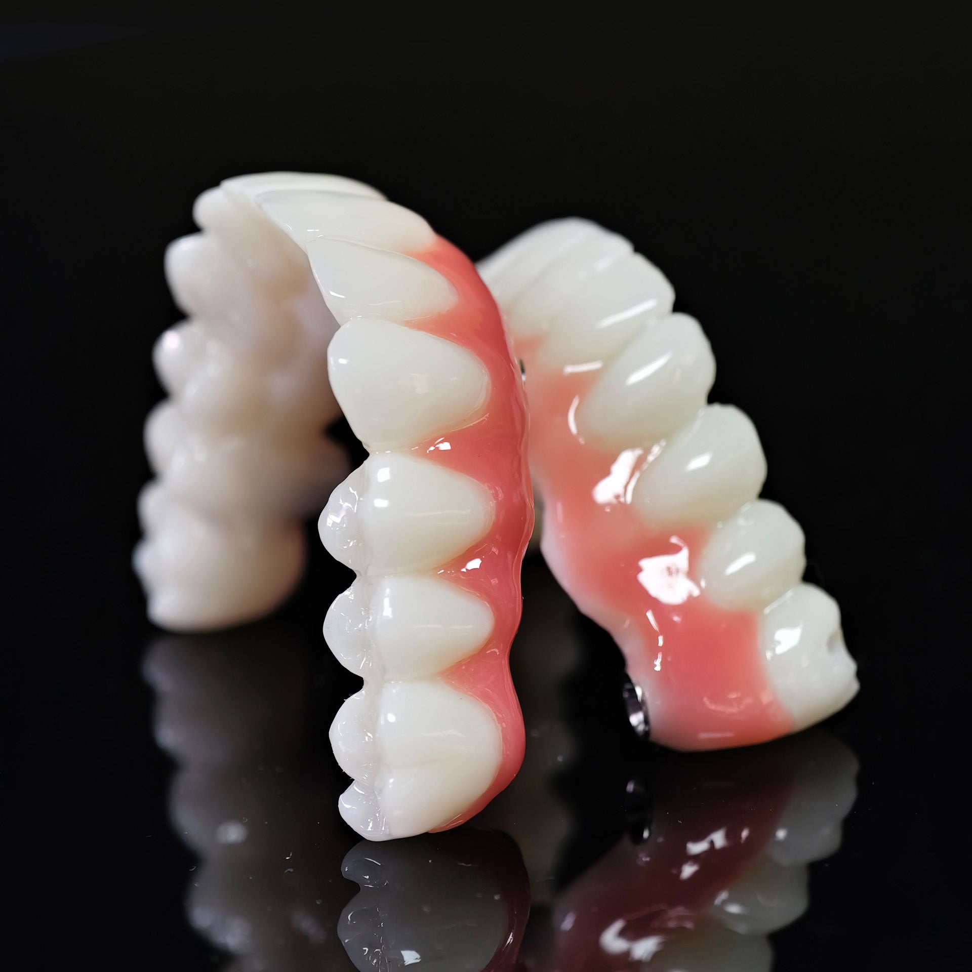 PMMA Bridge With Ti-Base Screw Retained Trying For Full Arch Restoration