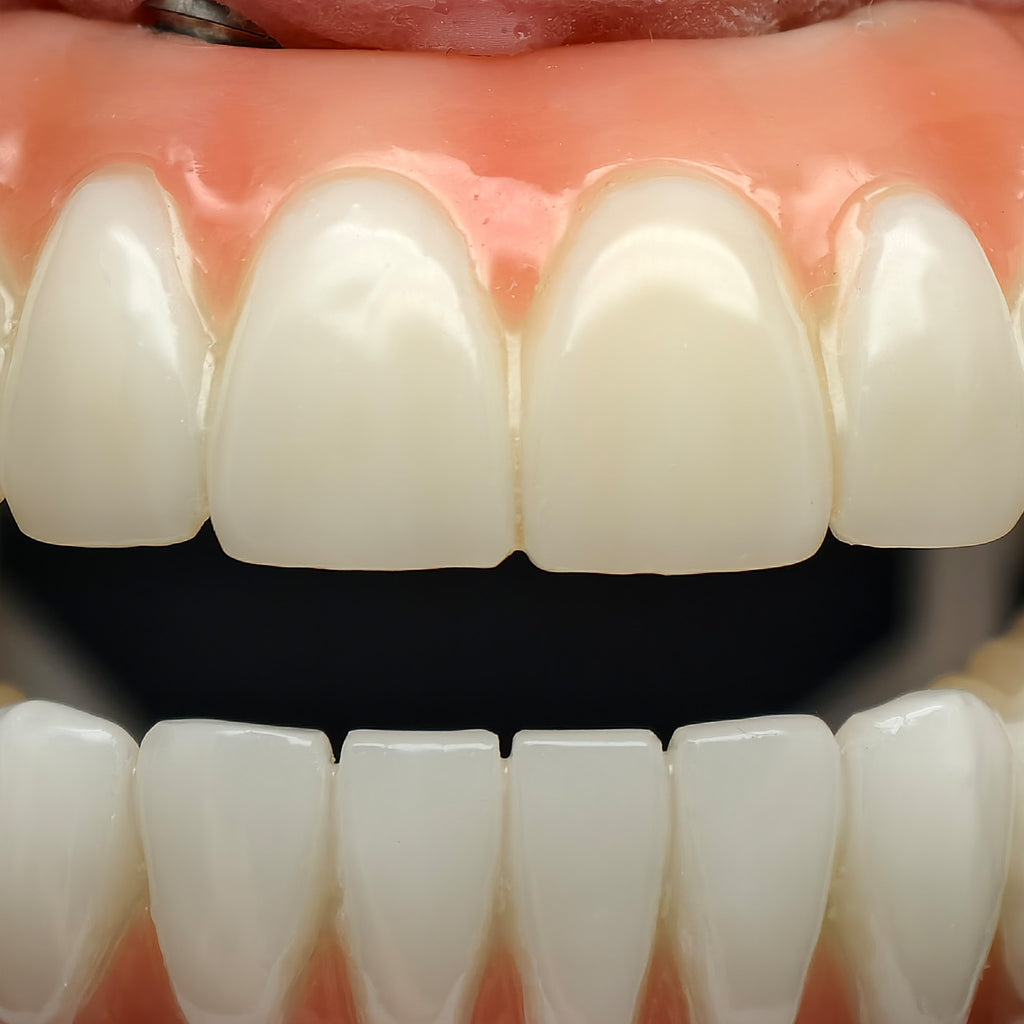 PMMA Bridge With Ti-Base Screw Retained Trying For Full Arch Restoration