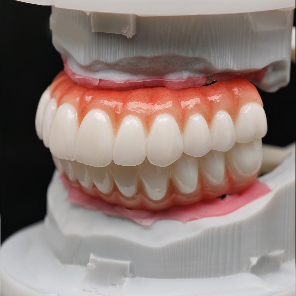 All On 4 Zirconia Bridge With Ti-Base Screw Retained Trying For Full Arch Restoration