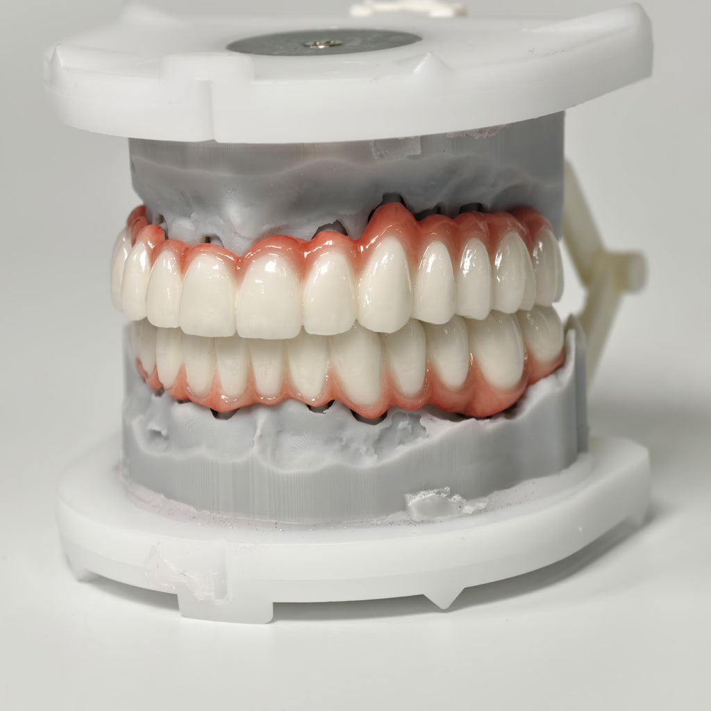 Full-Arch PFM Bridge With Screw Retained