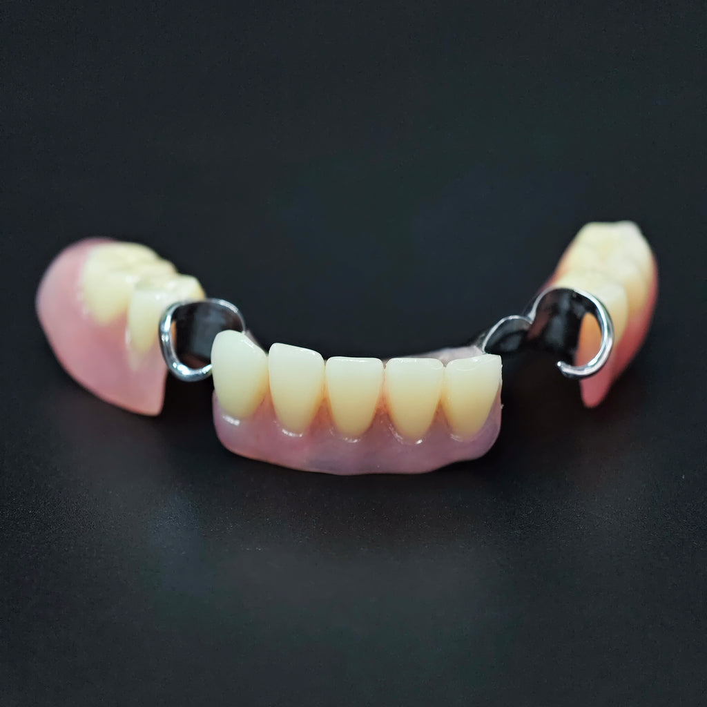 Cobalt Chrome Framework Denture Metal Framework With Acrylic Denture