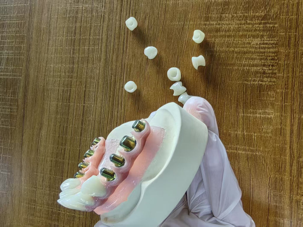 Malo Bridge Pure Titanium Metal Frame Full Arch Restoration Dental Lab In China