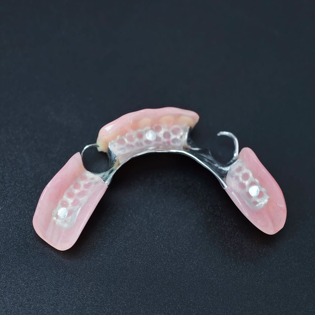 Cobalt Chrome Framework Denture Metal Framework With Acrylic Denture